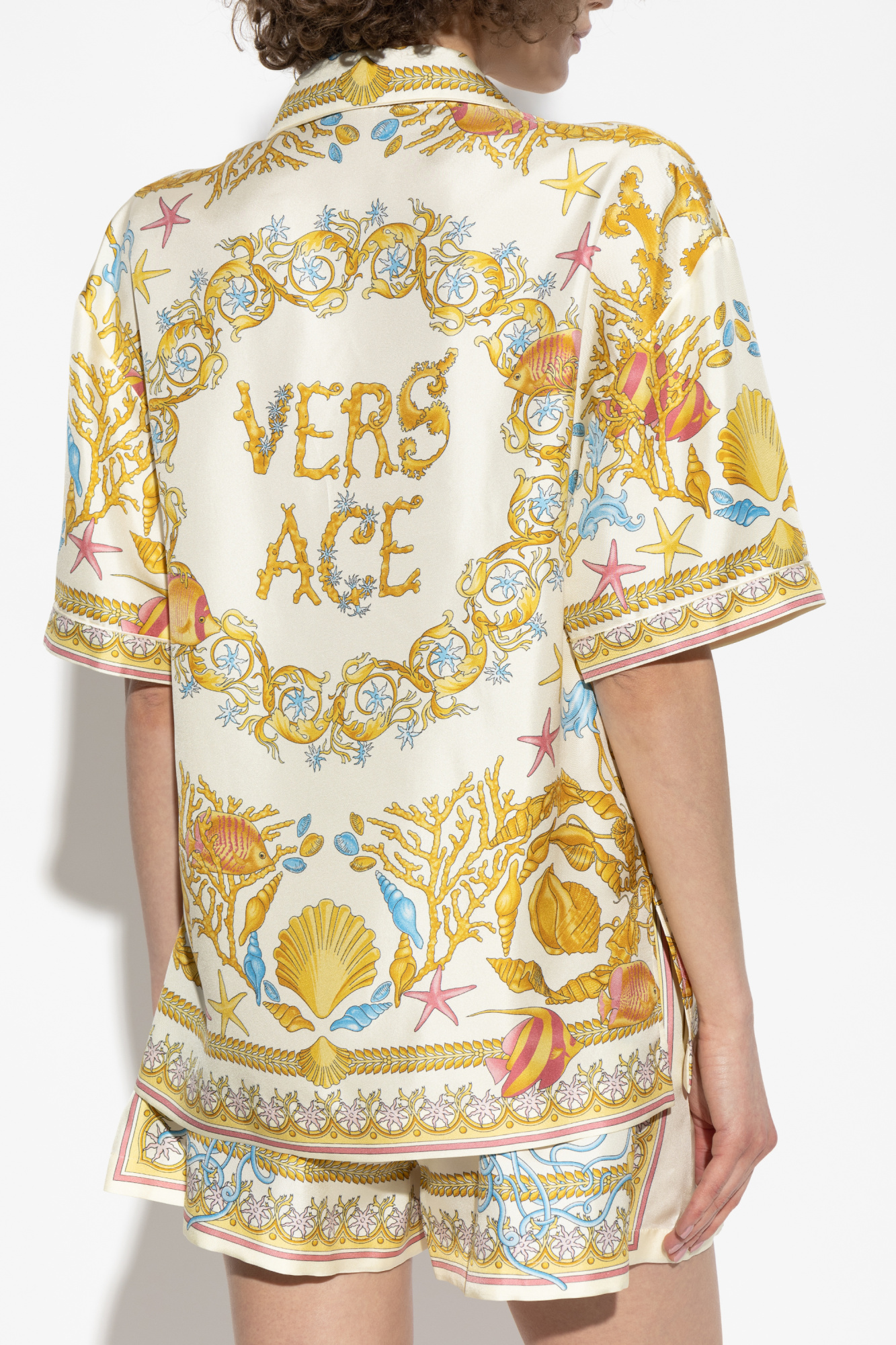 Versace - Printed silk shirt Multicolor - The Corner